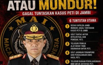 MAI Akan Geruduk Polda Jambi, Desak Bongkar “Bos Besar” PETI dan Evaluasi Kapolda