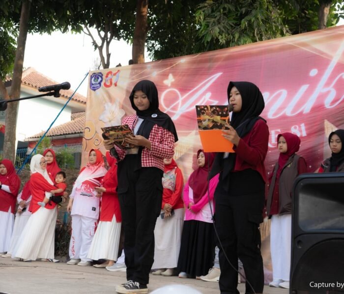 Semarak ARUNIKA SMP Negeri 3 Ngamprah Rayakan HUT RI Ke-81 Dengan Lomba Kekompakan Guru dan Siswa