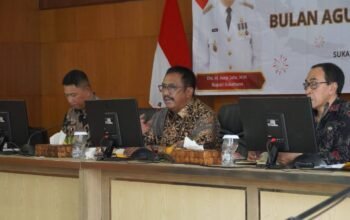 Rapat Dinas Bupati Sukabumi Drs., H., Asep Japar, M.M., Tekankan Peningkatan PAD, Momentum HJKS Fokus Pelayanan Masarakat