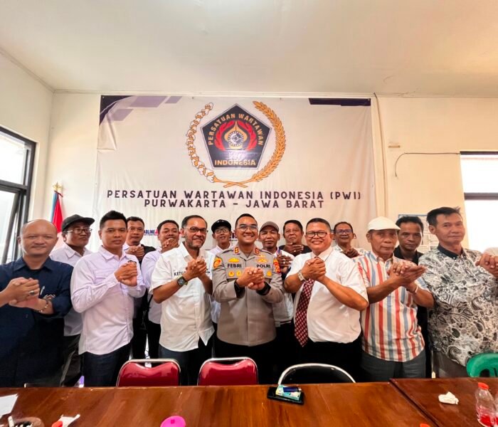Pertegas Sinergitas Polri dan Media, Kapolres Purwakarta Silaturahmi Ke Kantor PWI
