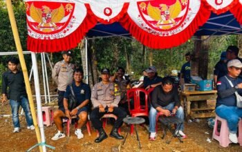 Polri Hadir di Final Sepak Bola HUT Ke-81 RI, Polsek Campaka Ajak Warga Jaga Sportivitas dan Persatuan