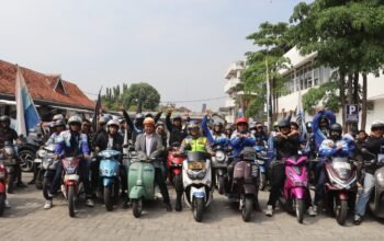Riding Bersama Komunitas XTC, Polres Purwakarta Perkuat Silaturahmi dan Jaga Kamtibmas
