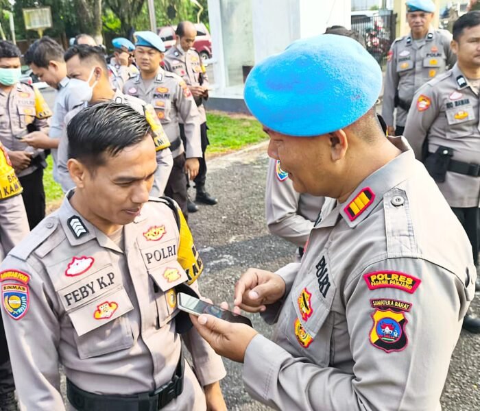 Kasi Propam AKP Hendry Bintang Siagian Pimpin Gaktiblin Perkuat Disiplin Personel