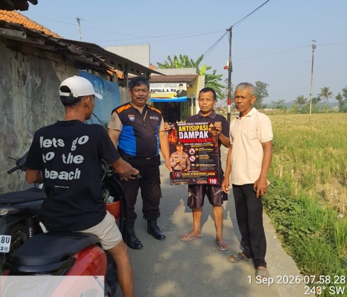 Cegah Karhutla Sejak Dini, Bhabinkamtibmas Nagri Kidul Sambangi Warga dan Perkuat Edukasi
