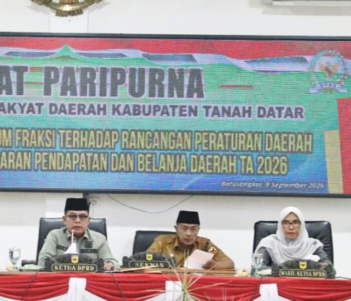Ketua DPRD Anton Yondra Pimpin Paripurna Perubahan APBD 2026