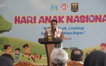 Hari Anak Nasional Bupati Sukabumi Drs. H. Asep Japar, M.M., Melantik Forum Anak Daerah Kabupaten Sukabumi