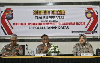 Polda Sumbar Verifikasi Anggaran Polres Tanah Datar, Kompol Iman Tekankan Transparansi