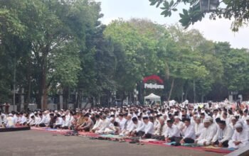 Di Tengah Kemarau Panjang, Polres Purwakarta Kawal Shalat Istisqa Bersama Masyarakat