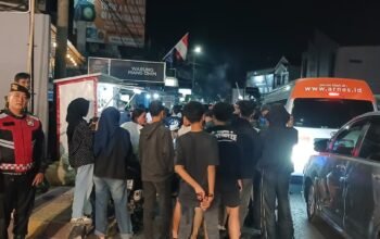 Nobar Persib Ramai, Sat Samapta Polres Purwakarta Pastikan Suasana Tetap Aman dan Kondusif