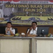 Rapat Dinas Bupati Sukabumi Drs. H. Asep Japar, M.M., Itruksikan Peningkatan Masarakat di Semua Sektor