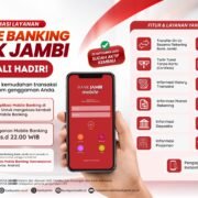 Mobile Banking Bank Jambi Kembali Aktif, Nasabah Dihimbau Segera Perbarui Aplikasi