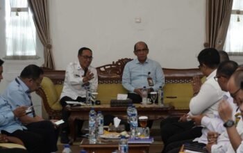 Sekda H. Ade Suryaman, S.H., M.M., KSP Bahas Penanganan Bencana di Kabupaten Sukabumi
