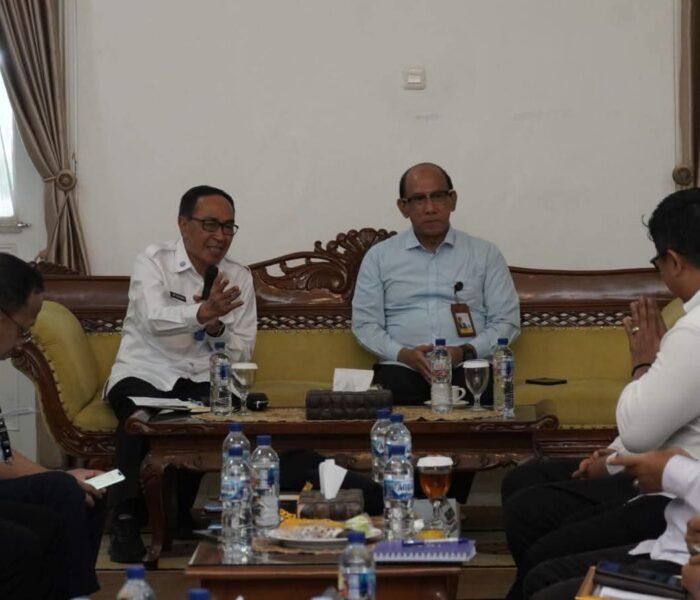 Sekda H. Ade Suryaman, S.H., M.M., KSP Bahas Penanganan Bencana di Kabupaten Sukabumi