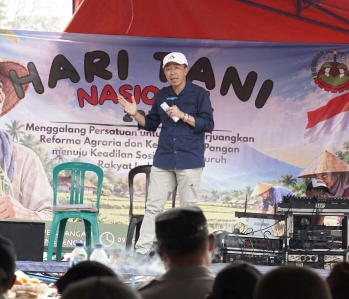 Sekda H. Ade Suryaman, S.H., M.M., Hari Tani Nasional 2026 DPC SPI Apresiasi Peran Aktip Pemkab Sukabumi