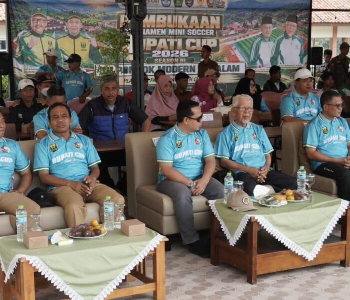 Turnamen Mini Soccer Bupati Sukabumi Cup 2026 Session III Cup Wakil Bupati Sukabumi, H. Andreas, S.E., Tunjukan Kemampuan Tetap Jaga Sportivitas