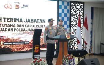 Kapolres Purwakarta Hadiri Sertijab PJU dan Kapolres Jajaran Polda Jabar