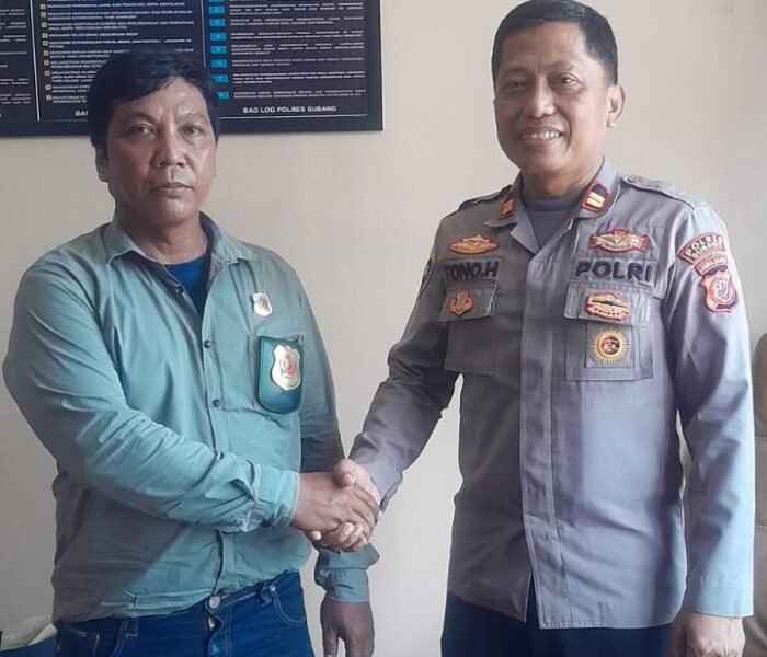 Silaturahmi Kaperwil Jawa Barat ke Polres Subang Disambut Hangat
