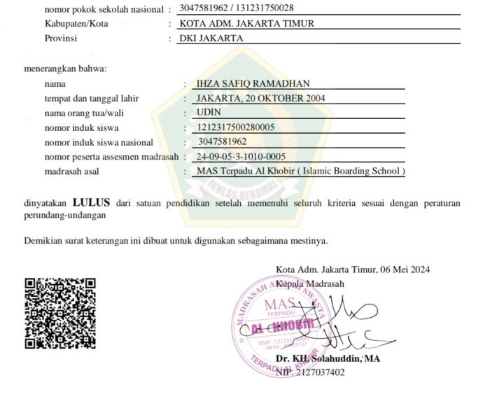 Dua Tahun Lulus, Ijazah Siswa MAS Al Khobir Tak Kunjung Terbit: Administrasi Dipertanyakan