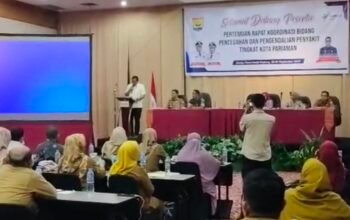 Rakorkes P2P Kota Pariaman: Pemkot Perkuat Strategi Hadapi Ancaman Penyakit dan Cuaca Ekstrem
