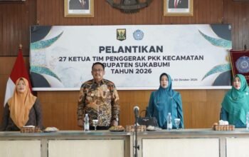TP PKK Kecamatan Dilantik Oleh Bupati Sukabumi Drs. H. Asep Japar, M.M., Kuatkan Koordinasi dan Lebih Peka Masalah di Wilayah