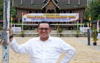 Bupati Eka Putra Pastikan Tanah Datar Siap dan Sukses di Porprov XVI