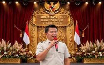 Dewan Teddy Setiadi di HUT TNI Ke- 81 TNI Harus Semangat Profesional dan Dekat Dengan Masarakat
