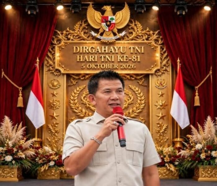 Dewan Teddy Setiadi di HUT TNI Ke- 81 TNI Harus Semangat Profesional dan Dekat Dengan Masarakat