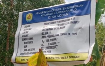 Drainase Rp200 Juta Diduga Asal Jadi, Warga Godan Desak APH Turun Tangan