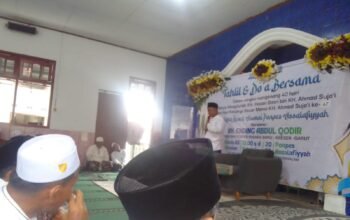 Polisi Bersama Masyarakat, Bhabinkamtibmas Hadir dalam Tahlil 40 Hari Wafat KH Hasan Basri