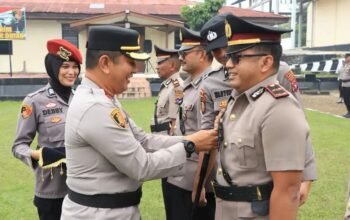 Kapolres AKBP Marwan Fajrin Pimpin Sertijab, Perkuat Kinerja Polres Tanah Datar