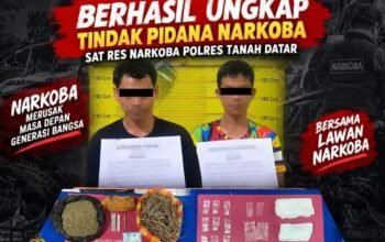 Dukung Program Kapolri, AKBP Marwan Fajrin Dobrak Pengedaran Narkoba Lima Kaum