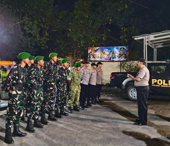 Cegah Balap Liar dan Antisipasi Jam Malam Pelajar, Polsek Wanayasa Bersama TNI dan Pemerintah Kecamatan Gelar Patroli
