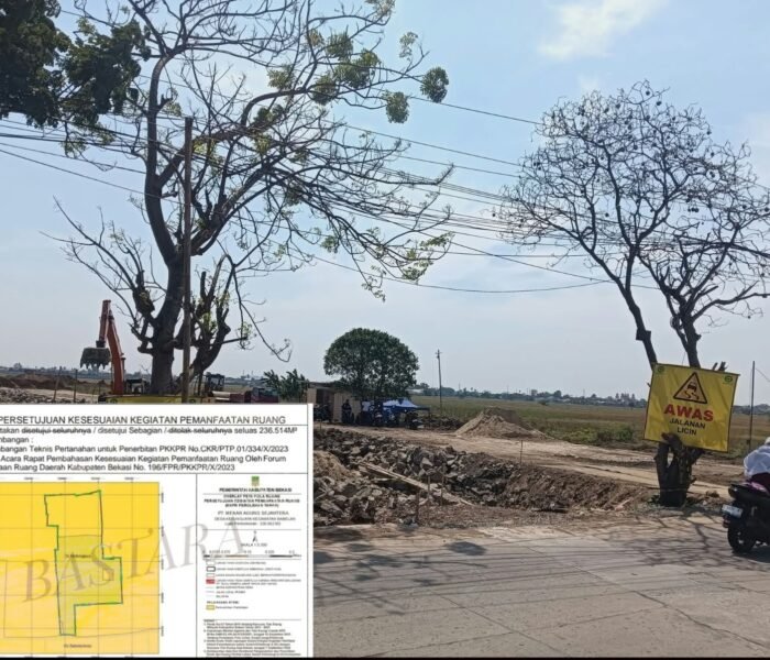 Lembaga Swadaya Masyarakat Barisan Teguh Andalan Rakyat (LSM BASTARA) Menyoroti Semakin Terkikisnya Area Persawahan di Kabupaten Bekasi Jawa Barat
