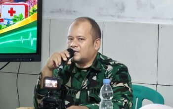 Tak Hanya Membangun Infrastruktur, Satgas TMMD ke-130 Kodim 0622/Sukabumi Juga Peduli Kesehatan Ibu dan Anak