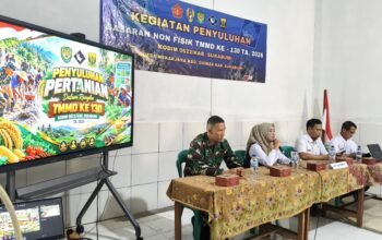 Satgas TMMD Ke-130 Kodim 0622/Sukabumi Dorong Kedaulatan Pangan, Dinas Pertanian Fasilitasi 1.280 Bibit Tanaman Bagi Petani