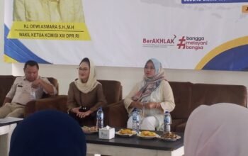 Dewan Feri Sri Astiana Dampingi Wakil Ketua Komisi XIII Hj. Dewi Asmara, S.H., M.H., Sebarkan Semangat Energi Positif dan Kesadaran HAM Sosialisasi P5HAM di Kota Sukabumi