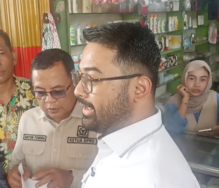 Zigo Rolanda Kecewa Asisten II Ten Feri Belum Sosialisasi Pedagang Pasar Batusangkar