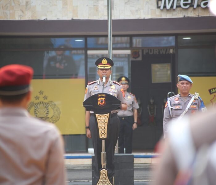Upacara Sumpah Pemuda Ke-98, Kapolres Purwakarta Ajak Generasi Muda Patriotik, Gigih, dan Berempati