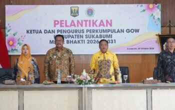 Pelantikan Pengurus GOW Bupati Sukabumi Drs. H. Asep Japar, M.M., Jaga Solidaritas Dan Fokus Program Kemasarakatan